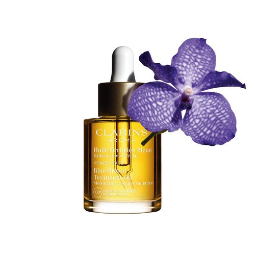 Blue Orchid Face Treatment Oil - For Dry to Combination Skin | Clarins  Singapore Online | CLARINS®