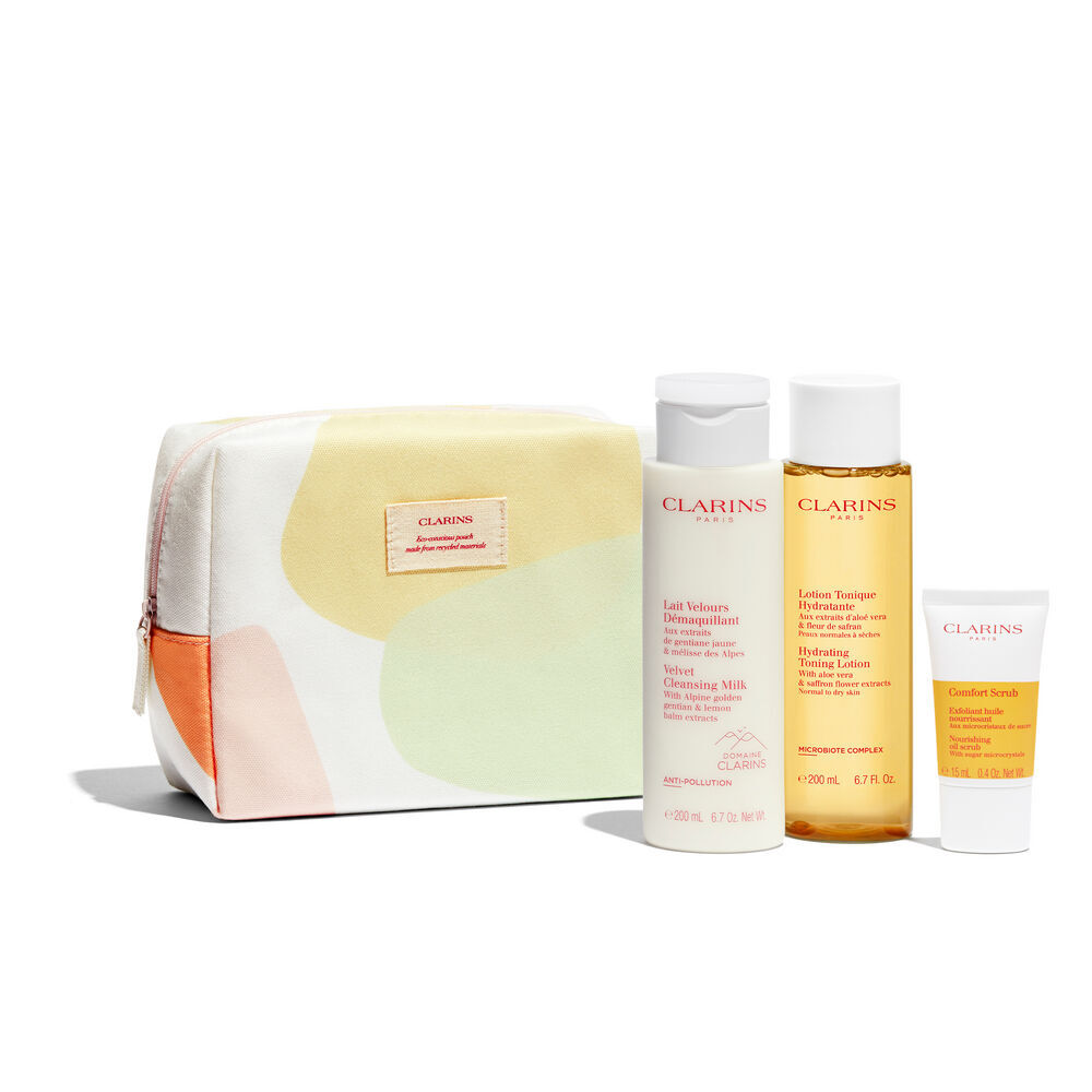 Clarins cleanser outlet and toner set