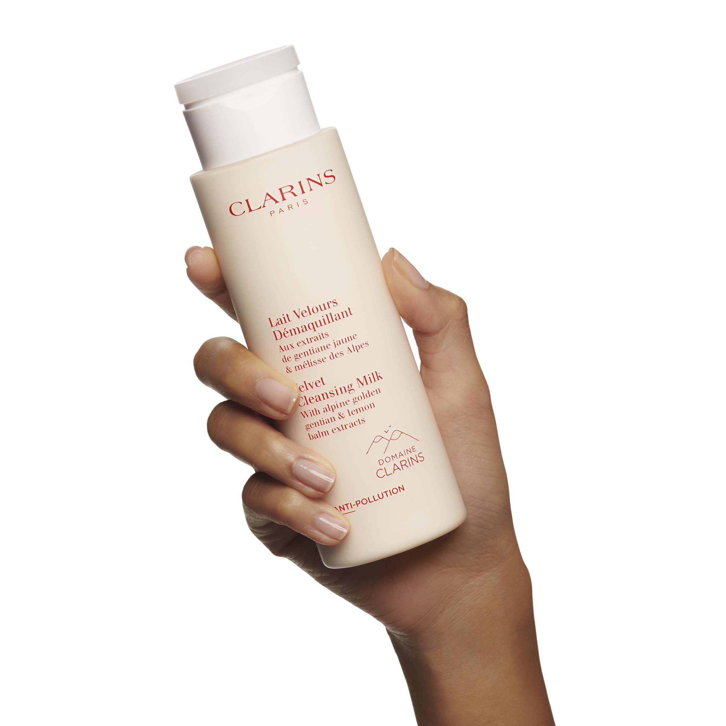 clarins alpine cleansing milk