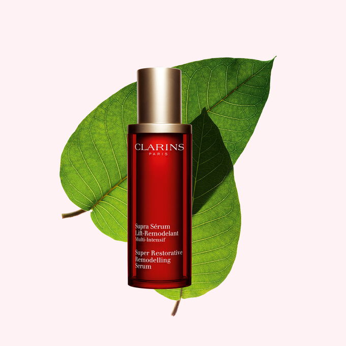 Super Restorative Remodelling Serum 30ml packshot with ingredient