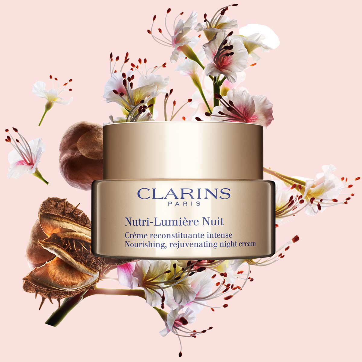CLARINS Nutri-Lumière Jour 50mL 朝用 Nutri-Lumiere Night Cream: Night Mosituriser | CLARINS® Singapore