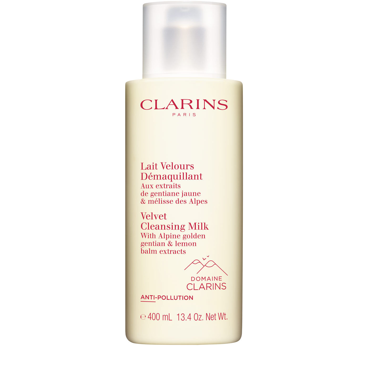 clarins alpine cleansing milk