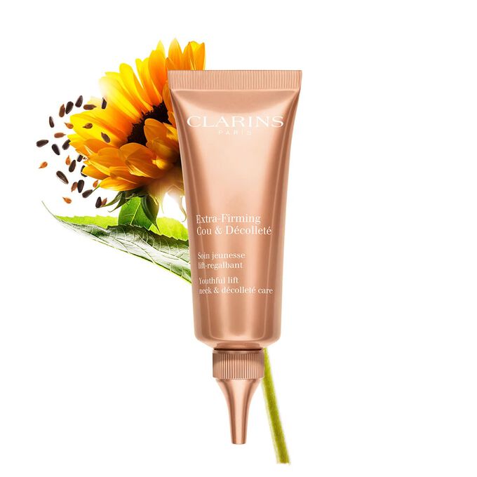 Extra-Firming Neck & D&eacute;collet&eacute; packshot with ingredients