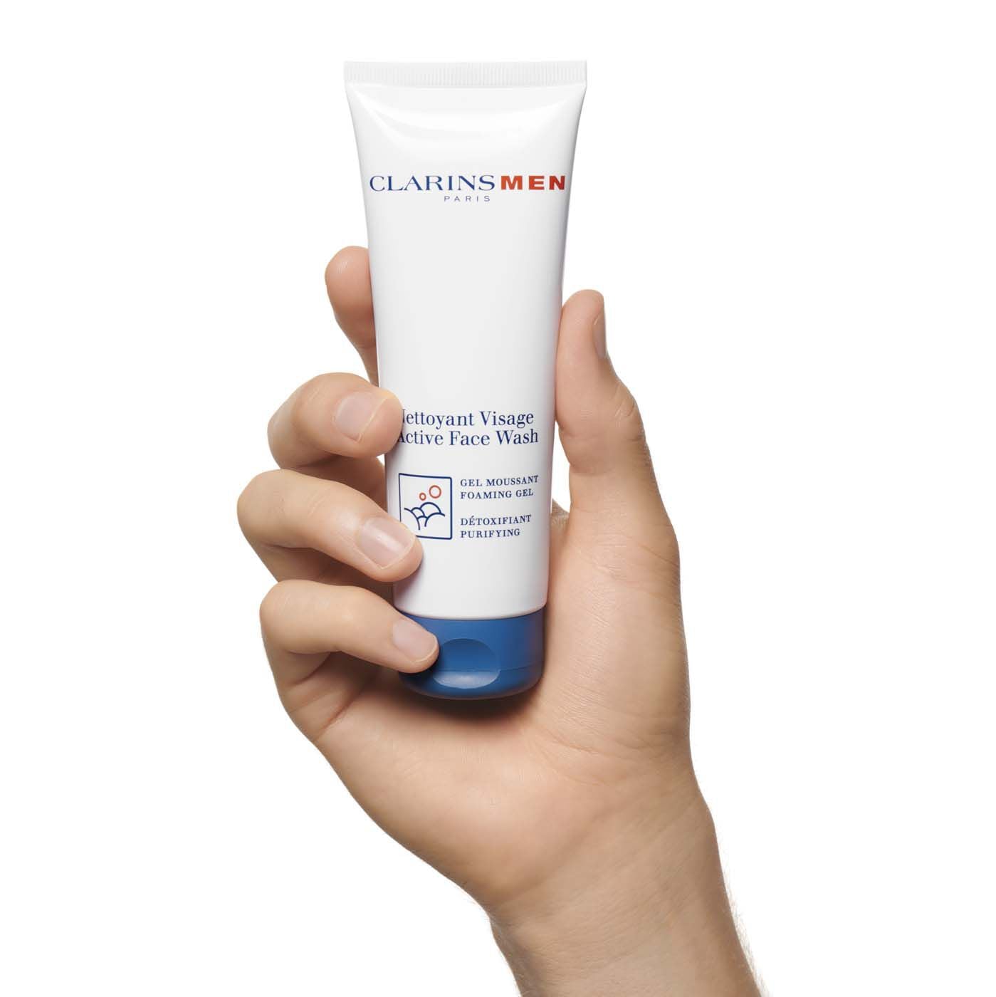 clarins men's exfoliating face wash