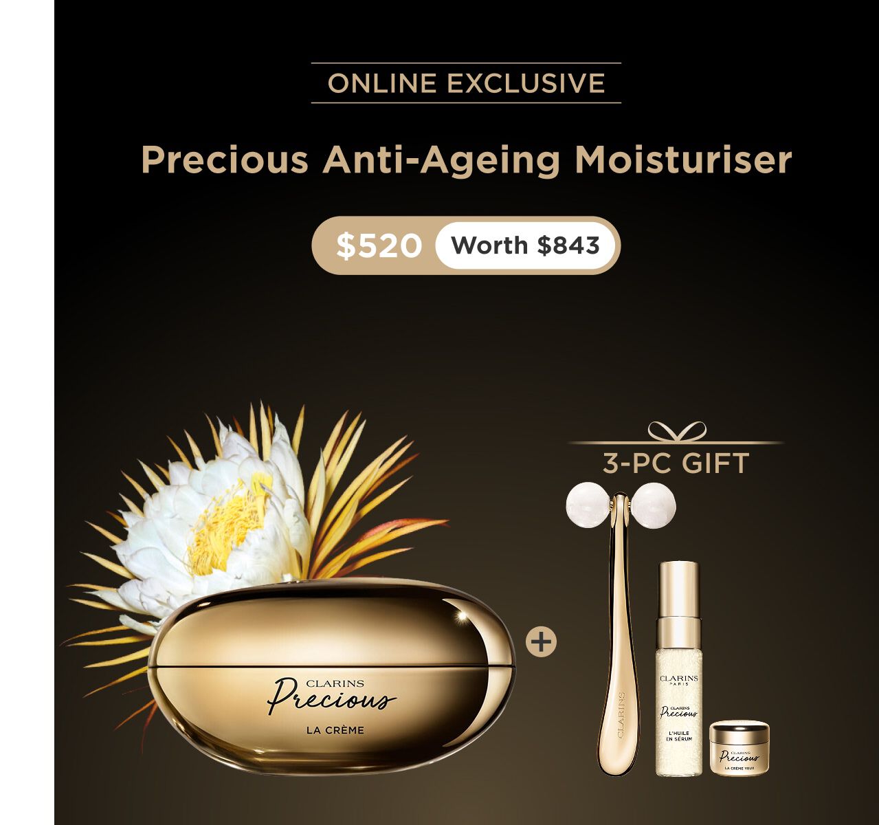 Clarins Precious La Crème Anti-Ageing Moisturiser | CLARINS® SG