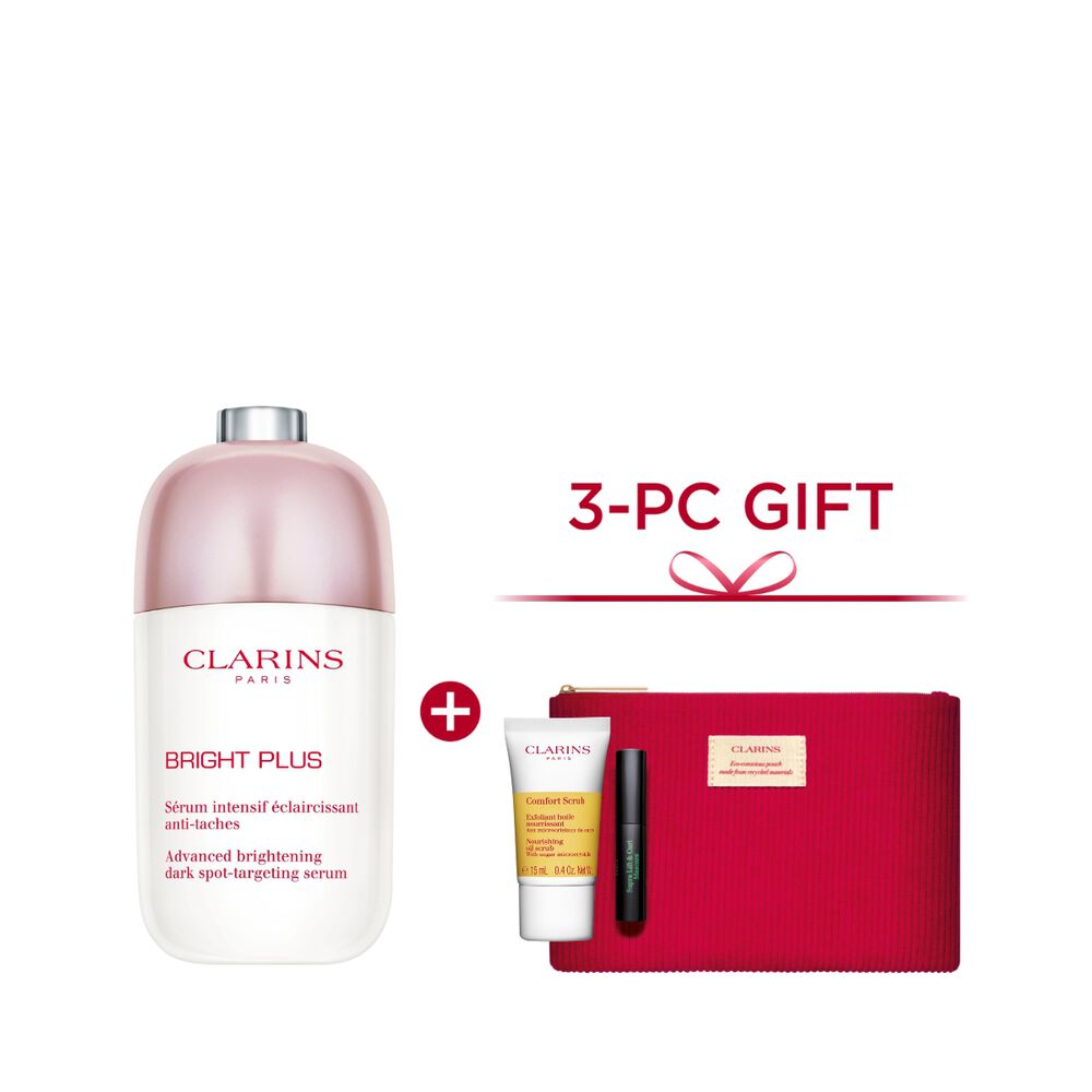 Bright Plus Serum 50ml packshot with ingredient