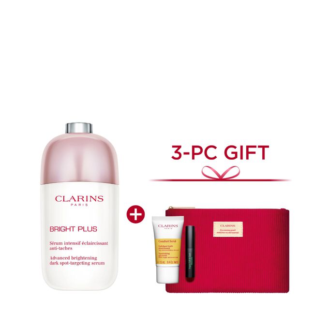 Bright Plus Serum 50ml packshot with ingredient