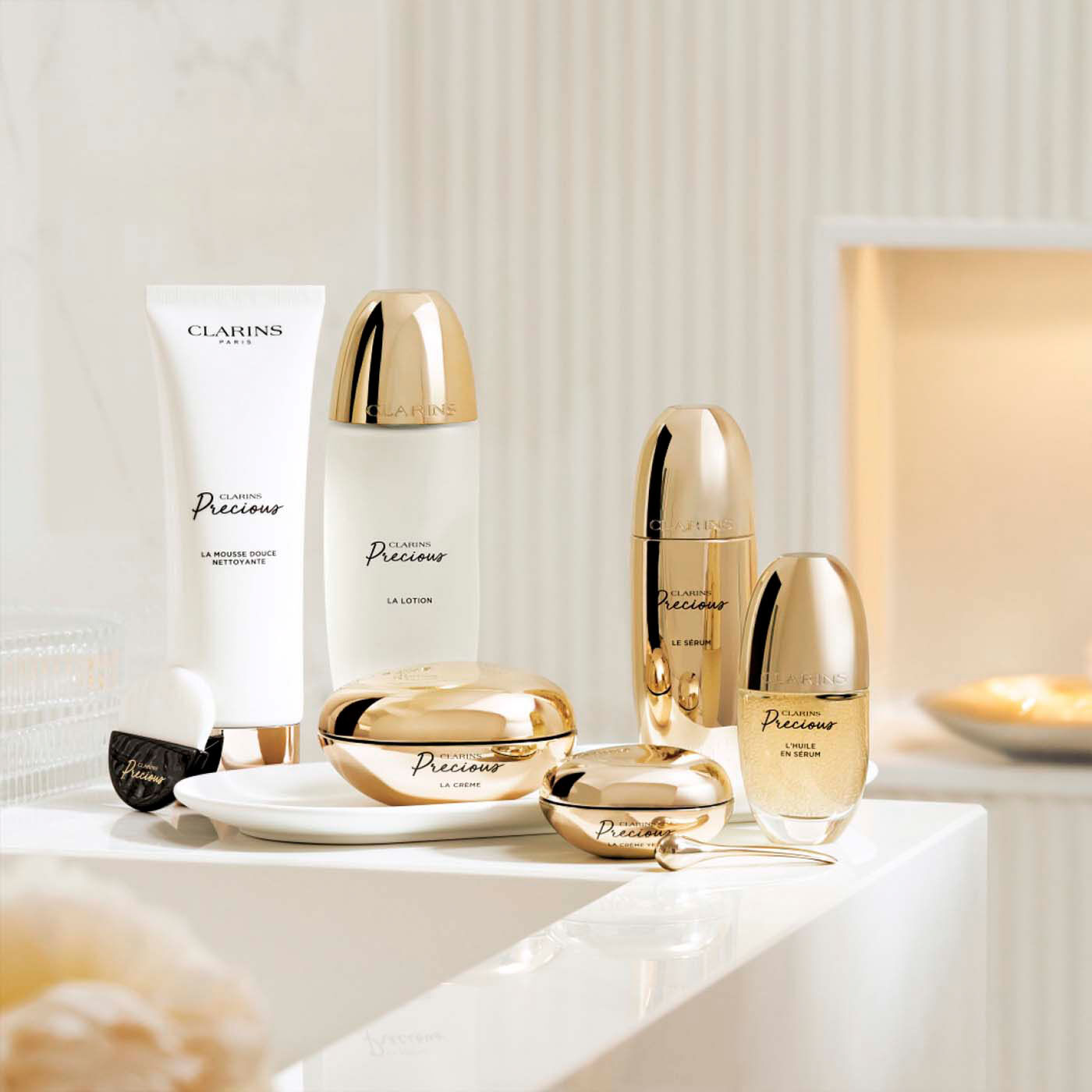 Luxury Skincare: Precious Collection with Moonlight Flower | CLARINS®