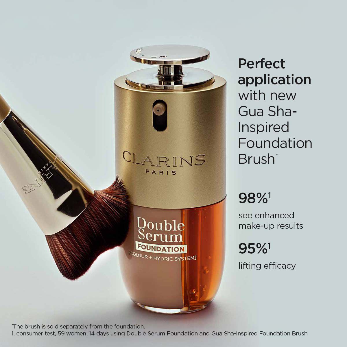 Double Serum Foundation - 2-in-1 Hybrid Foundation | CLARINS®