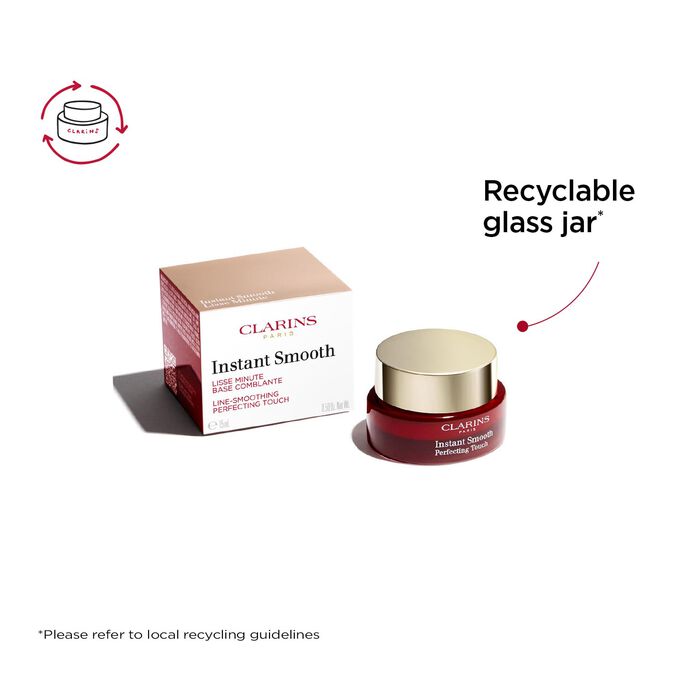 Instant Smooth Perfecting with recyclable glass jar