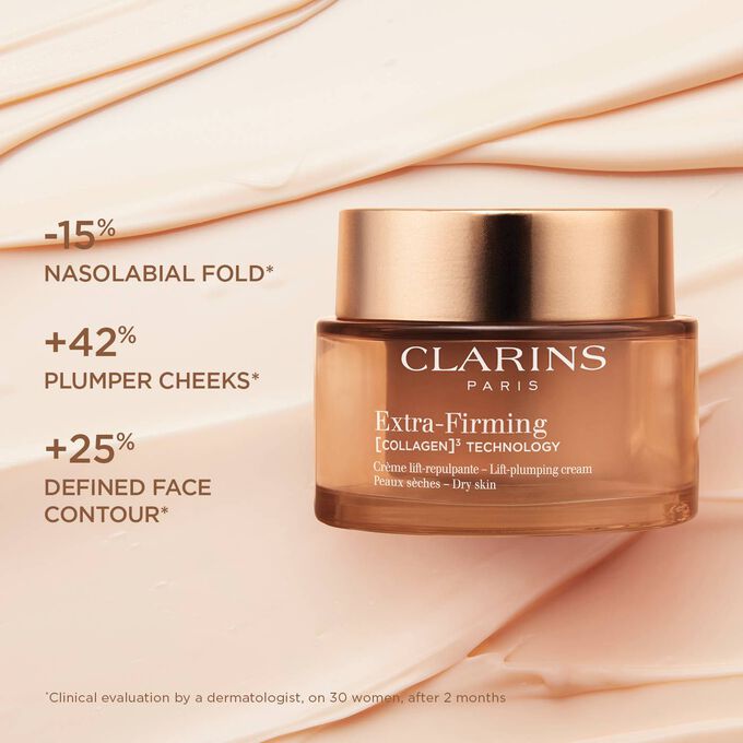 Packshot of the Extra Firming Cream for dry skin to illustrate its visible wrinkle-reducing and highly nourishing effects