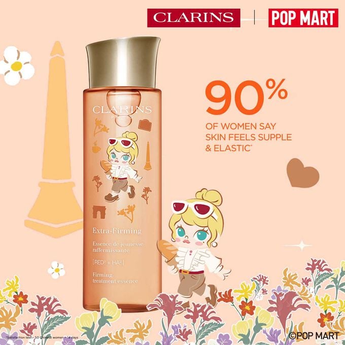 Pop Mart limited edition firming lotion proven to leave skin ninety percent smoother and revitalised for a youthful look.