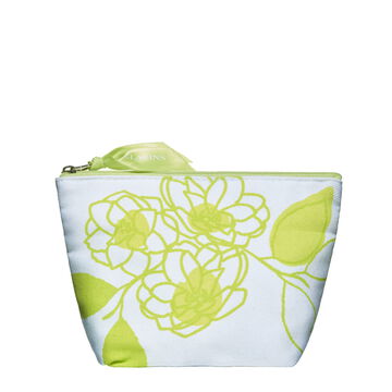 Clarins Floral Pouch - Green