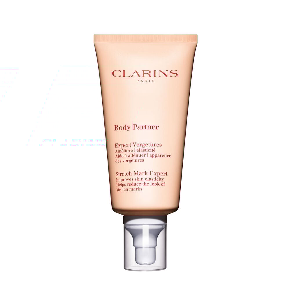 Body Partner Stretch Mark Expert packshot with ingredient