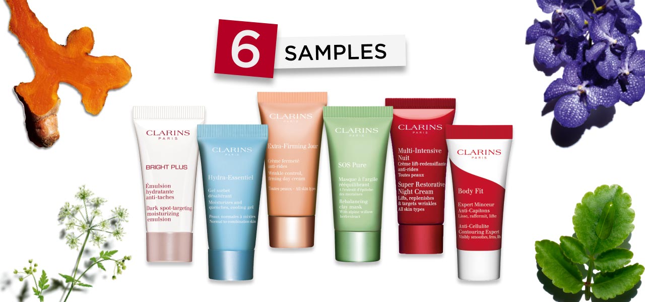 6 Free Samples With Any Order