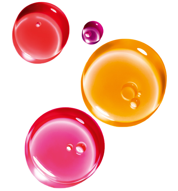 lip oil texture