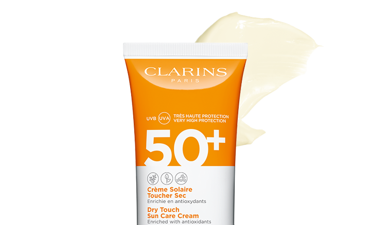clarins spf 50 dry touch