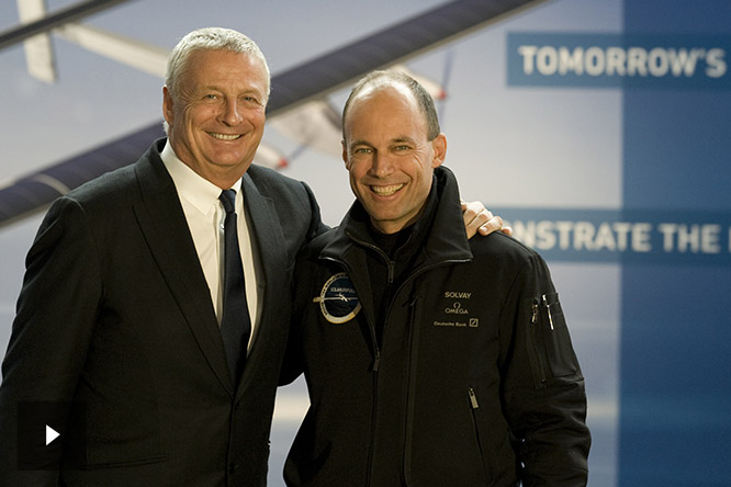 vidéo Christian Courtin-Clarins et Bertrand Piccard.