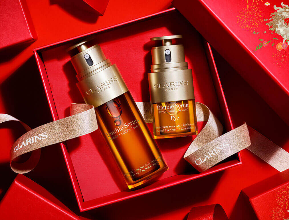 The perfect CNY gift: Double Serum & Double Serum power duo | Clarins SG
