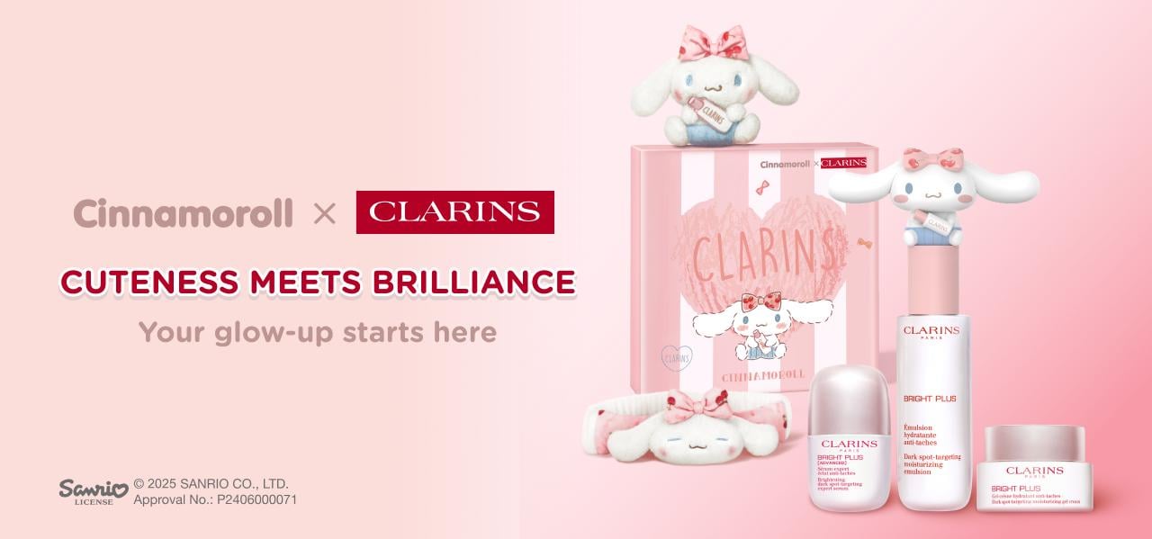 Cinnamoroll x Clarins