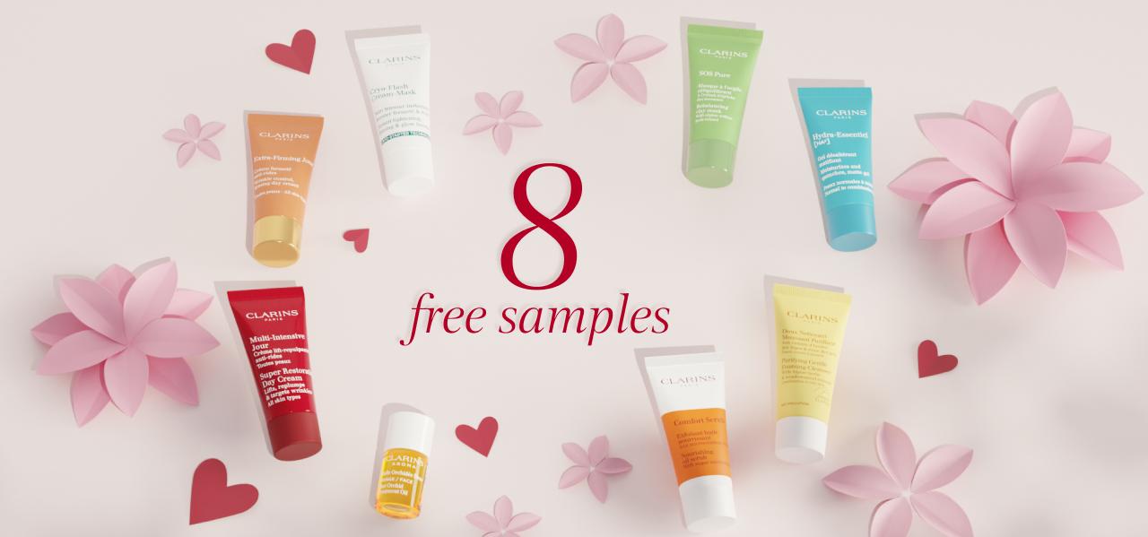 8 Free Samples with Any Order