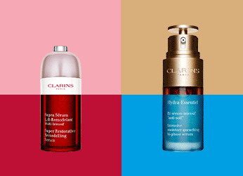 Composition of Clarins serums