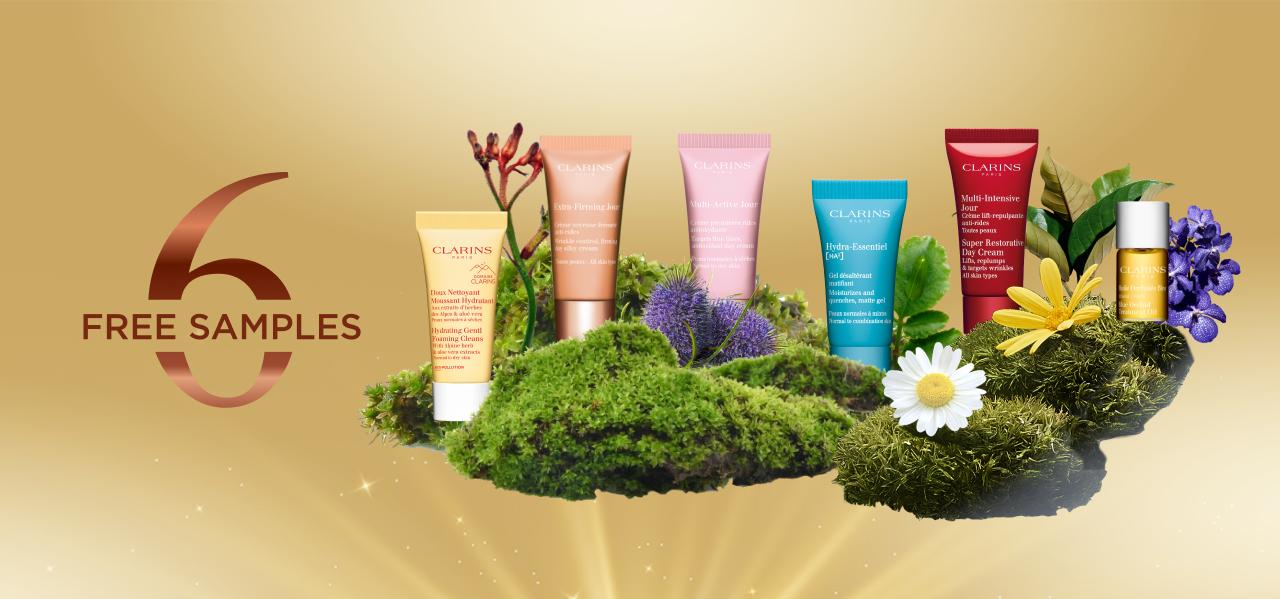 6 Free Samples With Any Order