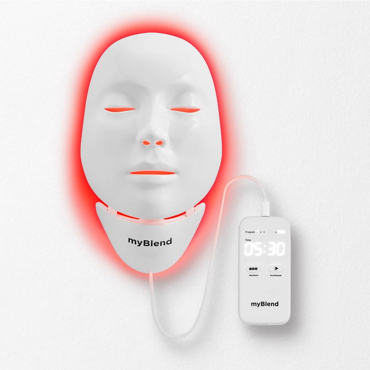 myLEDmask2 &ndash;Collagen-Boosting Red &amp; Infrared LED Face &amp; Neck Mask