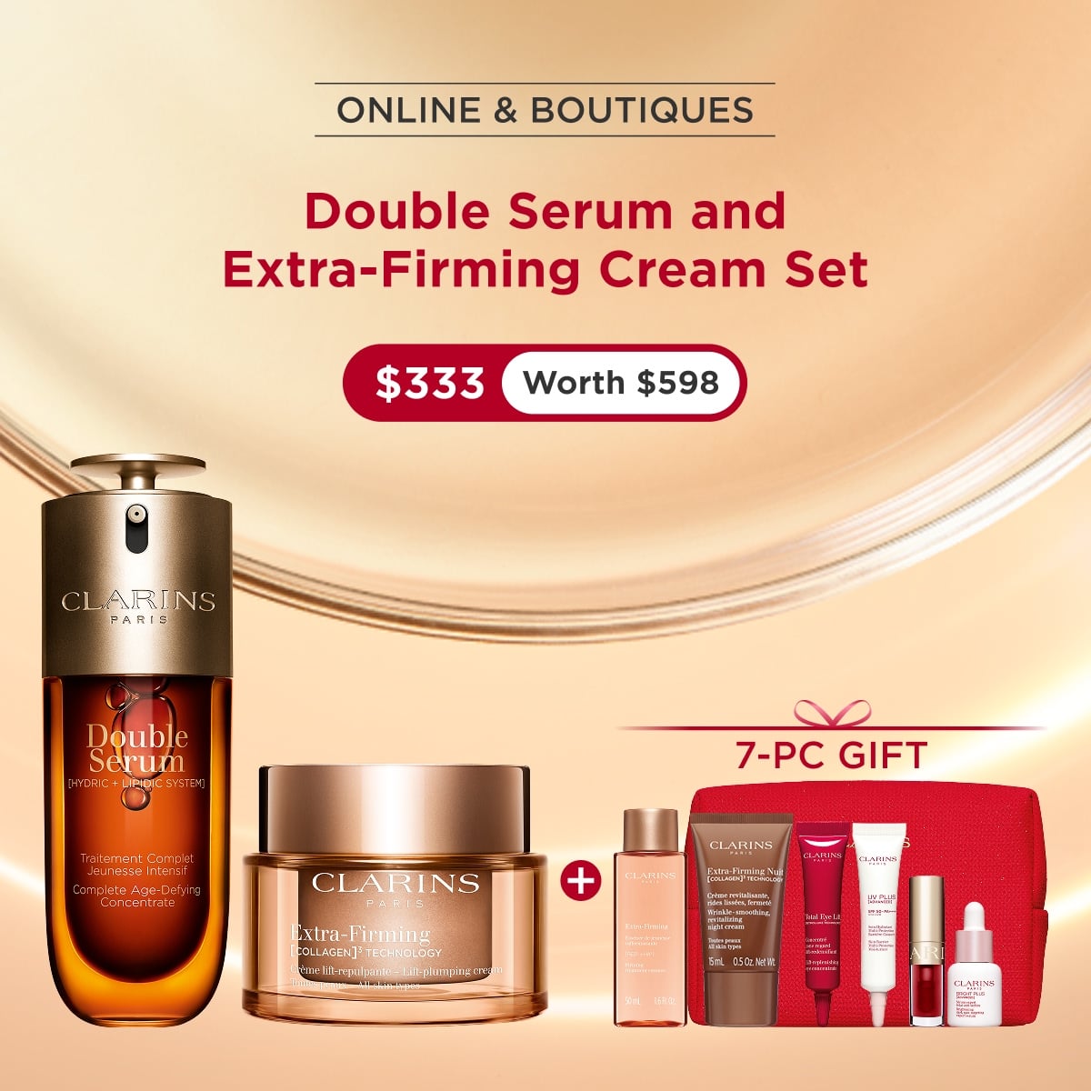 Double Serum and Extra-Firming Cream Set
