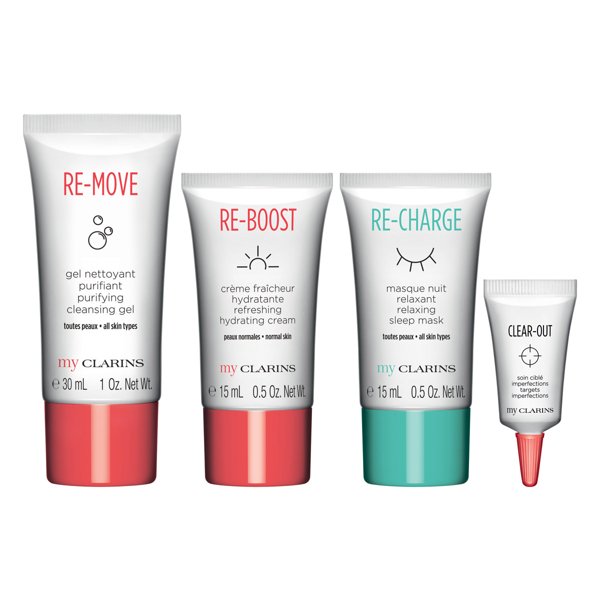 My Clarins Starter Kit Skincare for Young Adults Clarins Singapore Online Clarins