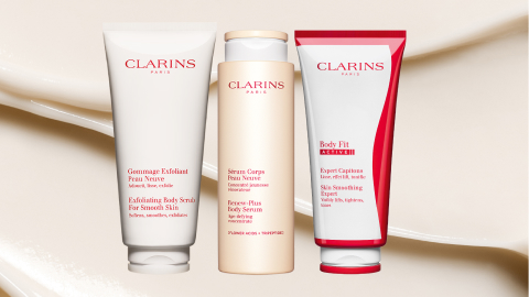 新品　CLARINS Body Fit 400mL Clarins Body Fit Active Body Cream 400ml - Pari Gallery Qatar